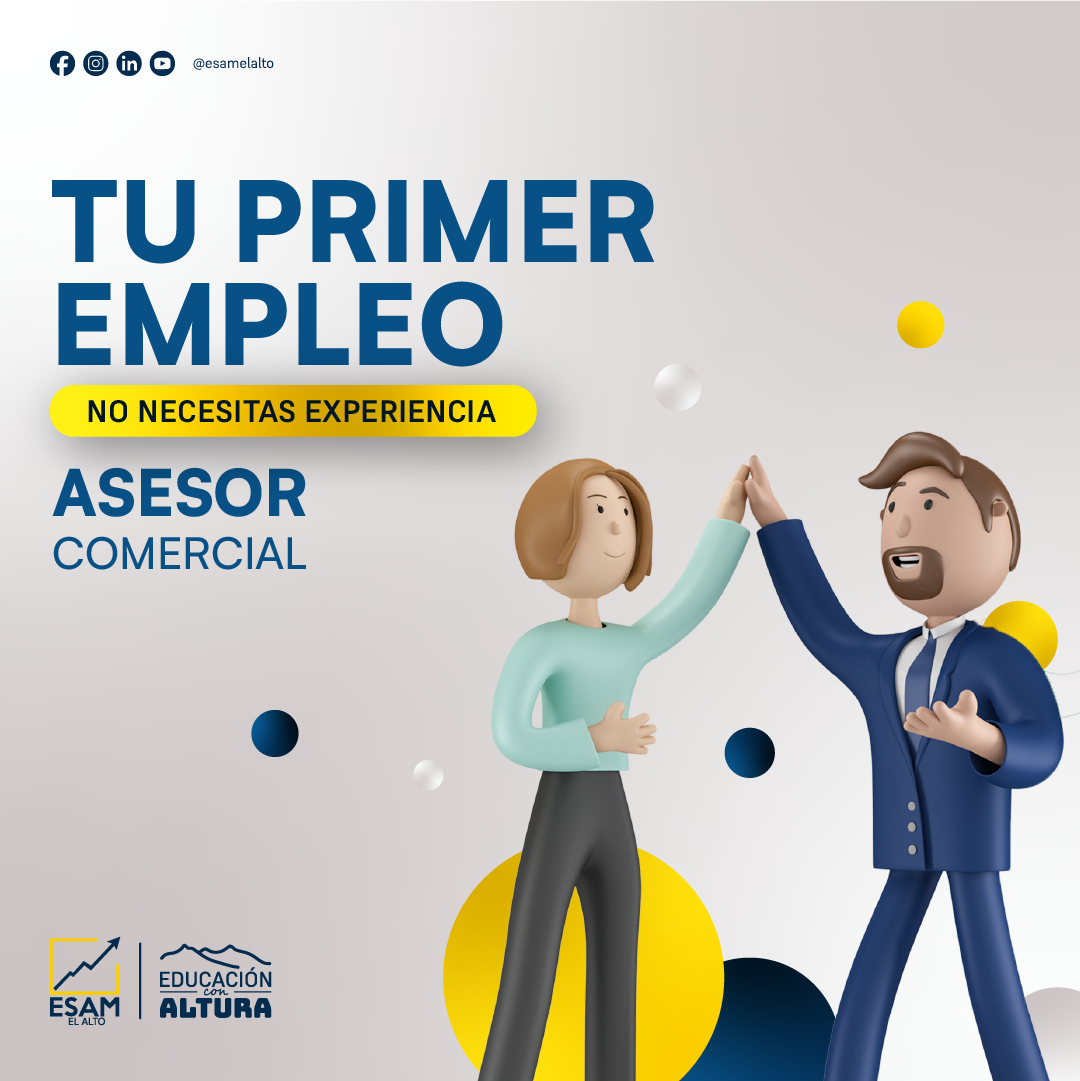 Portada de la convocatoria CONVOCATORIA  ASESOR COMERCIAL VENTAS Y MARKETING