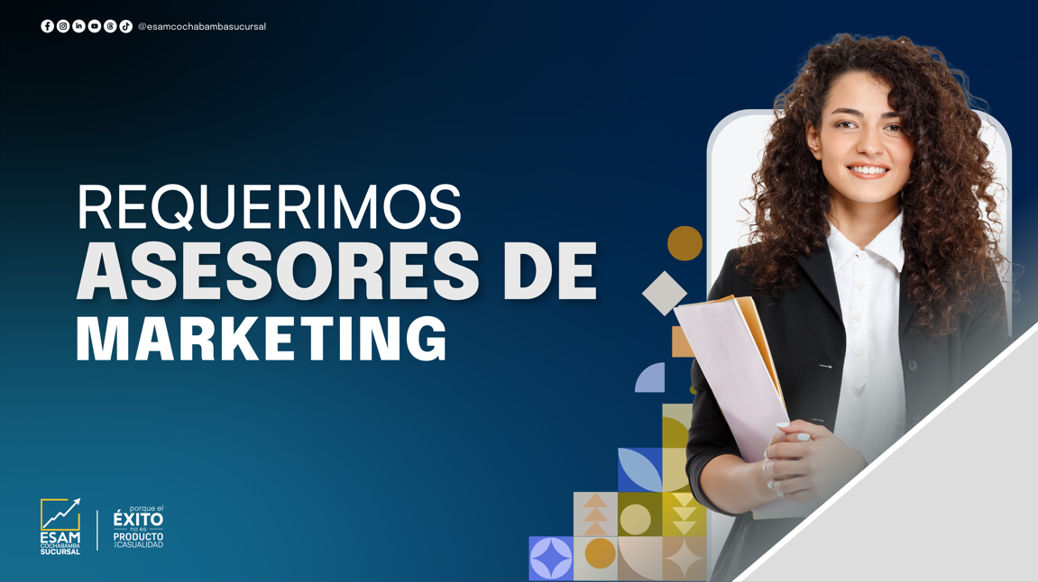 Portada de la convocatoria Asesores de Marketing