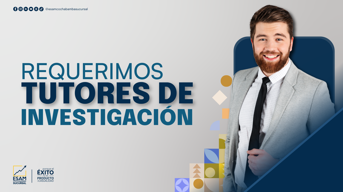 Portada de la convocatoria Tutores de Tesis